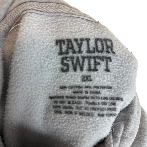 Taylor Swift Hoodie 2XL Gray I'm Feeling 22 Drawstring Independent Trading Co - Picture 7 of 11